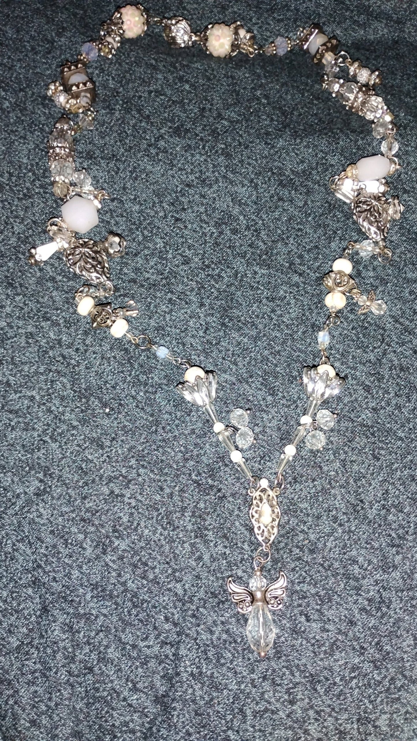 Angel Snow Quartz Necklace